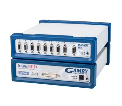 Gamry Interface 1010T Potentiostat with IMX8 Multiplexer
